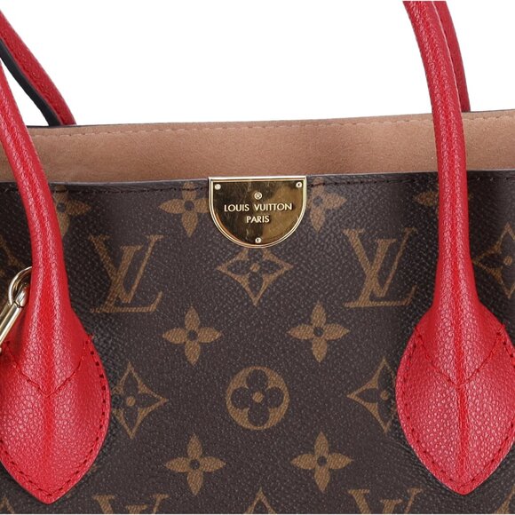 Louis Vuitton Flandrin Triple Compartment Satchel Monogram Brown Cerise M41596 - Picture 4 of 14